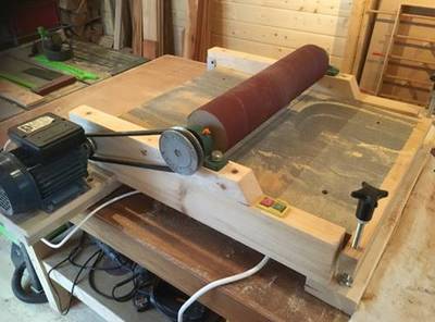 diy drum sanding machine